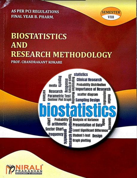biostatistics and research methodology 8th sem pdf nirali prakashan